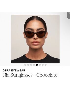 Otra Eyewear Nia Sunglasses in Chocolate - Vintage-Inspired Wayfarer